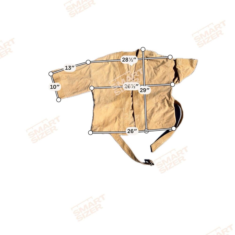 Gap Limited Edition Belted Suede Topper Jacket, khaki SIZE L Kimono Leather Boho - Picture 4 of 13